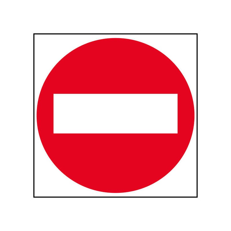 Adesivo Apli No Trespassing Sign 1 pz.