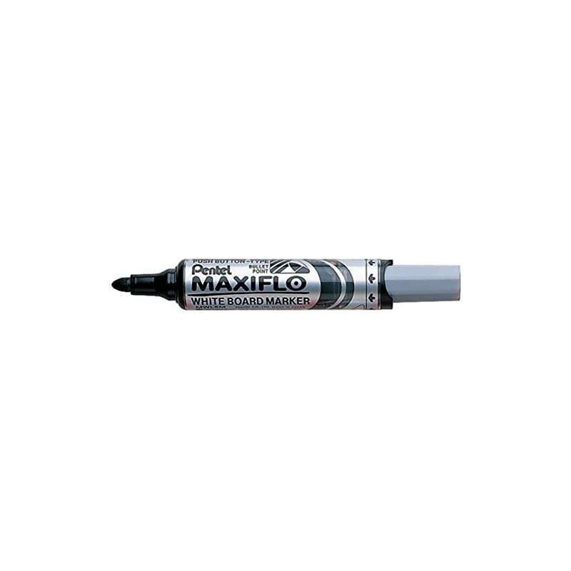 Penna per lavagna Pentel Maxiflo - Regolazione del flusso d'inchiostro - Punta tonda - Larghezza del tratto 2.5 mm - 50%