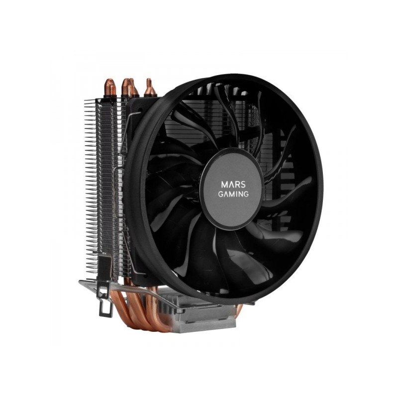 Dissipatore professionale Mars Gaming MCPUBK - Supporta un TDP di 160 W - 4 heatpipes HCT - Ventola silenziosa PWM da 11