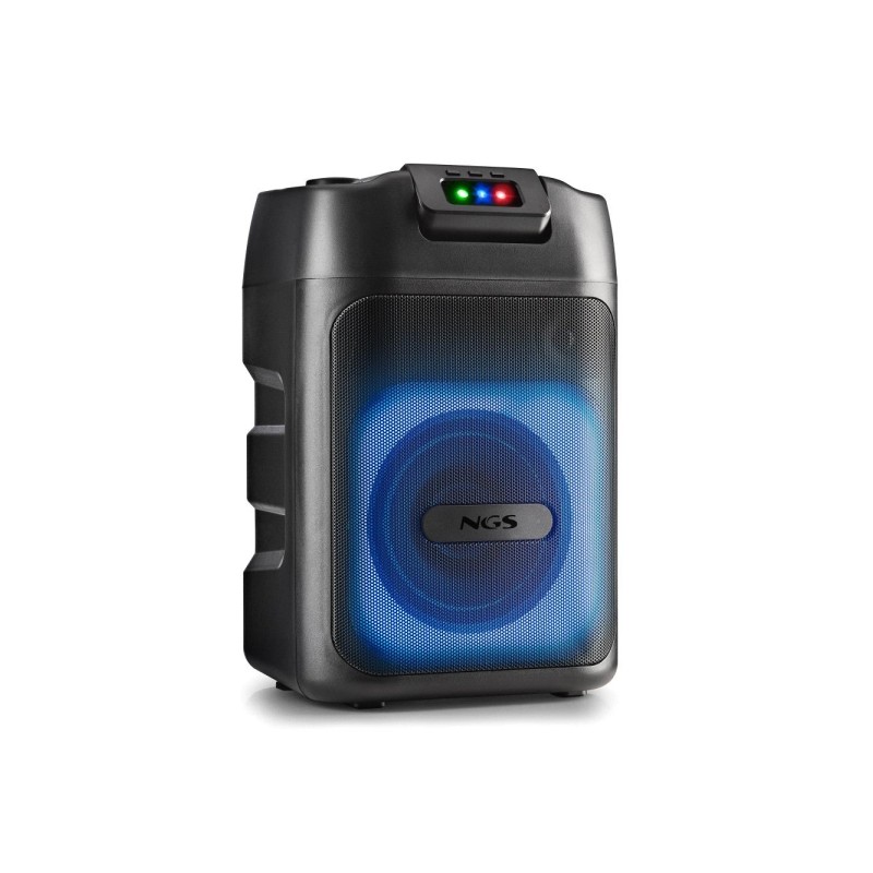NGS Wild Club Altoparlante portatile 80W TWS Bluetooth 5.2 - Illuminazione laser a ritmo di musica - Ingresso USB. TF e 