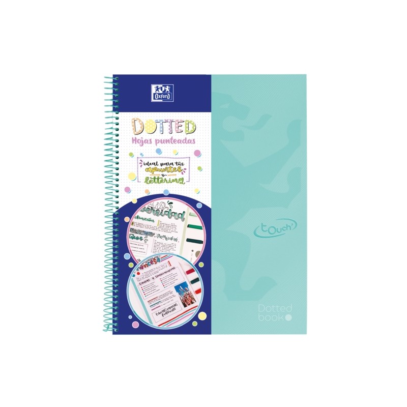 Oxford School Touch European Dotbook Dotbook A4+ - Copertina esterna - Punti 5x5 - 80 fogli