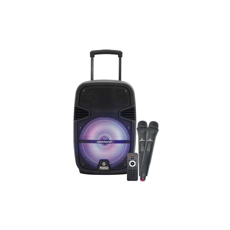 Coolsound A350 Altoparlante Bluetooth amplificato 350W 12 50W RMS - USB. ingresso Mic. Jack 6.3 mm - Illuminazione a LED