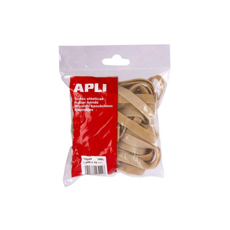Elastici Apli Ø 200 x 10 mm - Alta qualità - Sacchetto da 100g