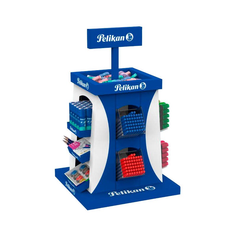Pelikan School Display 364 - Matite di grafite - Temperamatite - Gomme - Correttore - Colla - Penne a sfera - Evidenziat