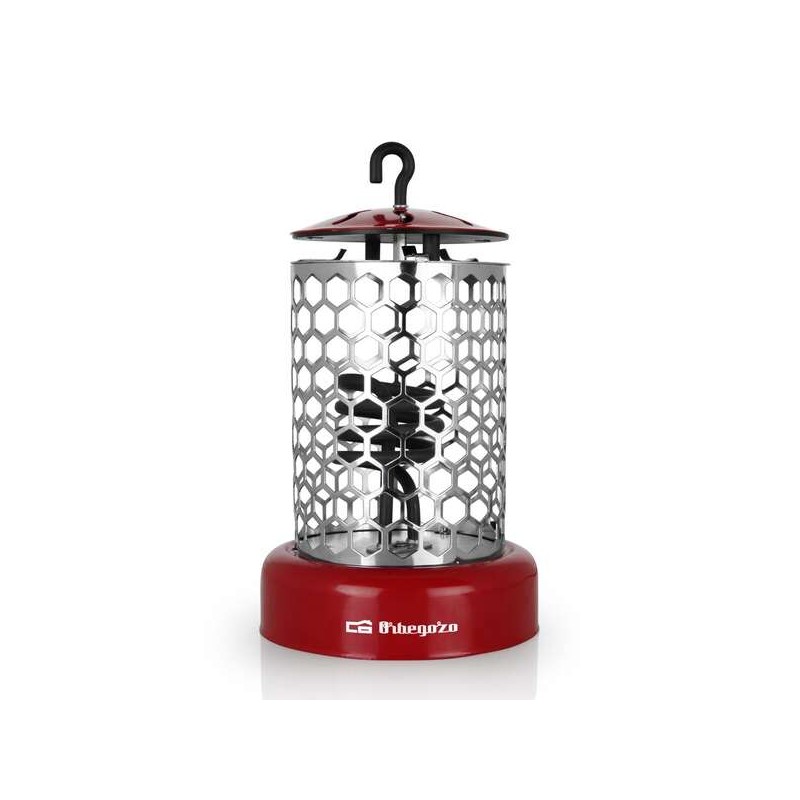 Orbegozo LO 7000 Stufa elettrica compatta e sicura - Potenza 400W - Design ultrapiatto - Elemento riscaldante corazzato 