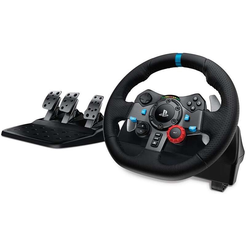 Set volante e pedali Logitech G29 Driving Force compatibile con PS3. PS4. PS5 e PC - 900° di rotazione - Effetto force 