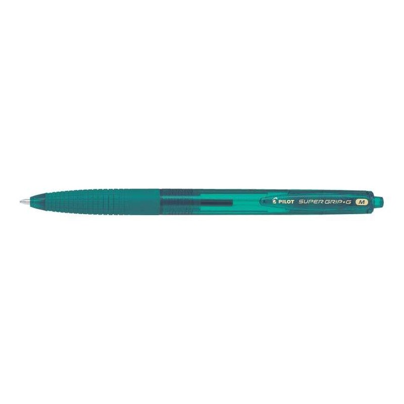 Pilot SuperGrip G Penna a sfera retrattile - Tondo 1.0 mm - Tratto 0.4 mm - Inchiostro a base d'olio - Impugnatura ergon