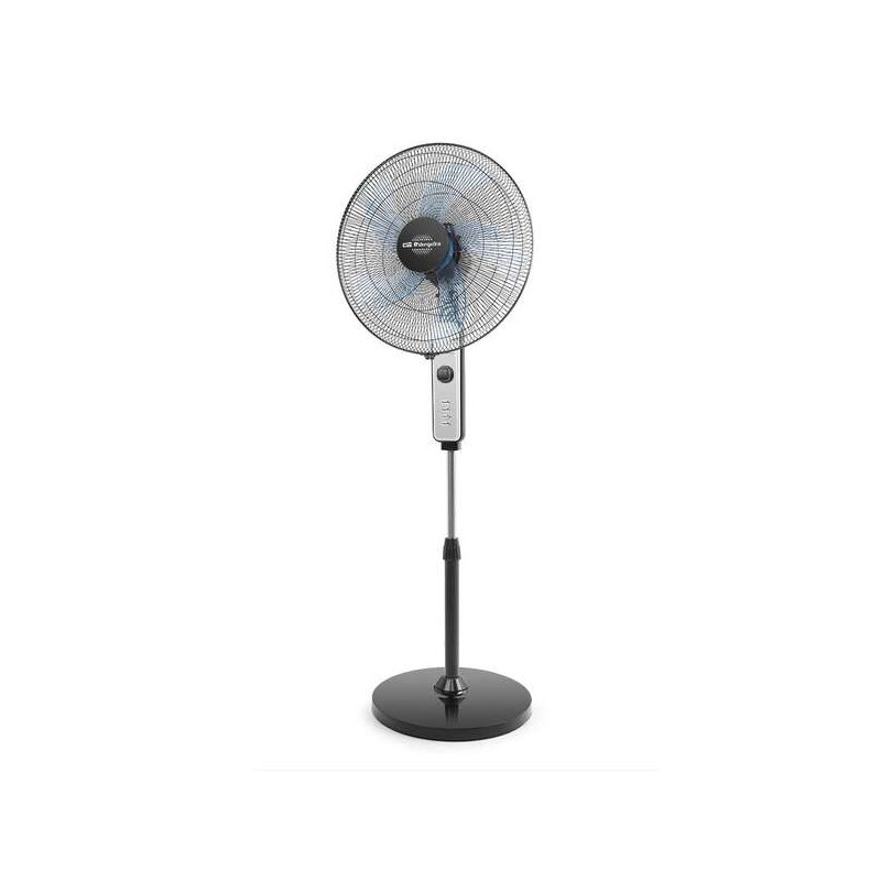 Ventilatore da pavimento Orbegozo SF 1046 - Timer fino a 1 ora - Altezza regolabile fino a 150 cm - Potenza 80W - 5 pale