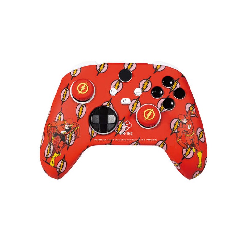 Set di custodia e impugnature in silicone per controller della serie Xbox X/S di FR-TEC - Design flash. liscio e velluta