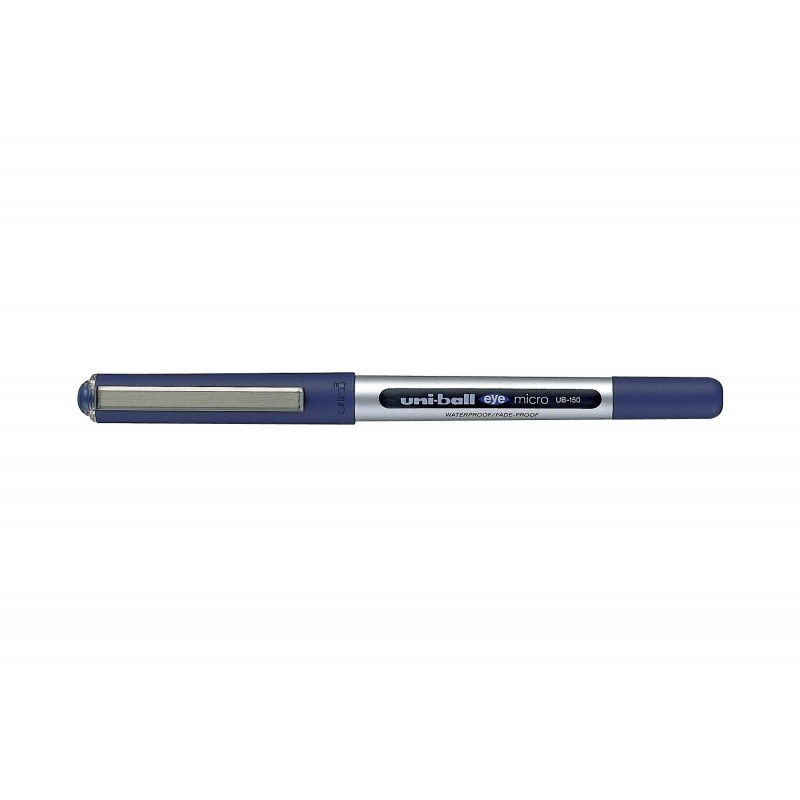 Penna a sfera Uni-ball Eye Micro UB-150 a inchiostro liquido - Punta a sfera 0.5 mm - Inchiostro resistente all'acqua e 