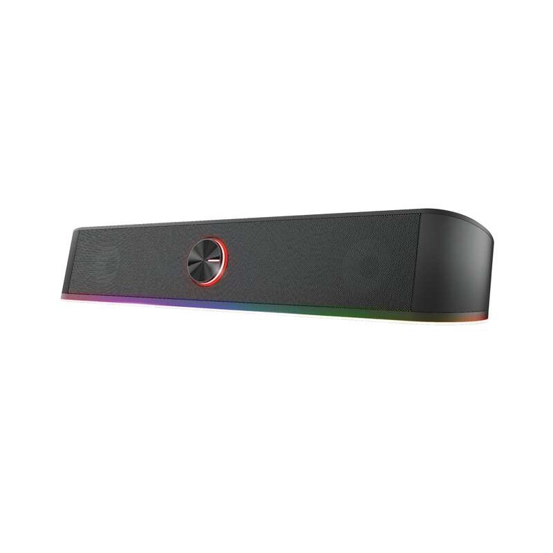 Trust GXT 619 Thorne Gaming Soundbar 12W - Illuminazione RGB - Jack da 3.5 mm - Controllo volume - Colore nero