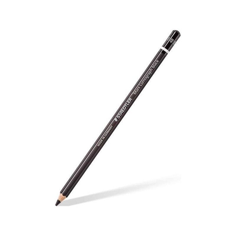 Staedtler Mars Lumograph Black Artist Pencil 100B Matita di grafite - Mina 4B - Resistenza allo strappo - Legname forest