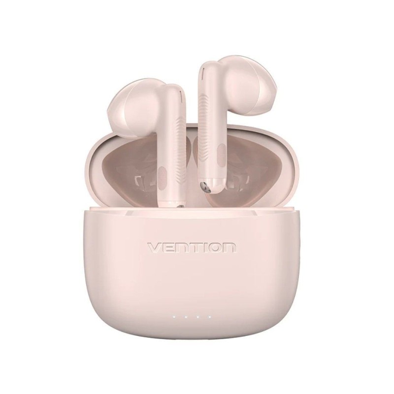 Vention Auricolare Bluetooth 5.3 con custodia di ricarica - Durata della batteria 6 ore - Elf E03 - Rosa