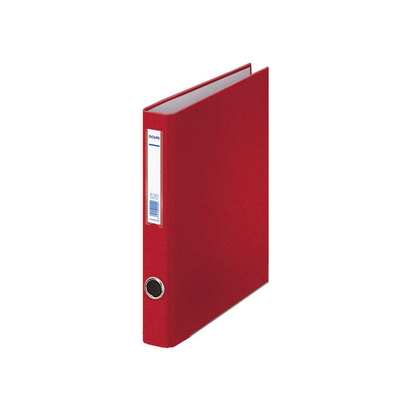 Dohe Raccoglitore a 4 anelli misto 25mm Folio - Dimensioni 285x350x45mm - Porta anelli e carte nel dorso - Foderato in c