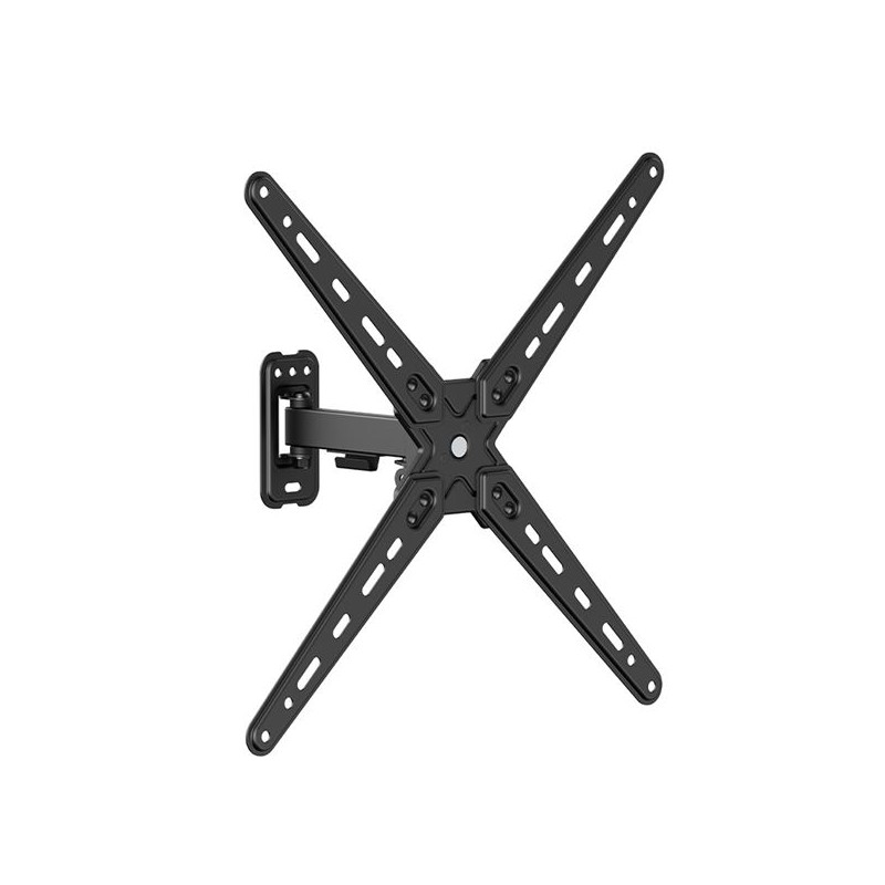 Cromad Supporto a parete con braccio articolato per TV 13-55 - Girevole. inclinabile. estensibile - Peso massimo 25Kg - 