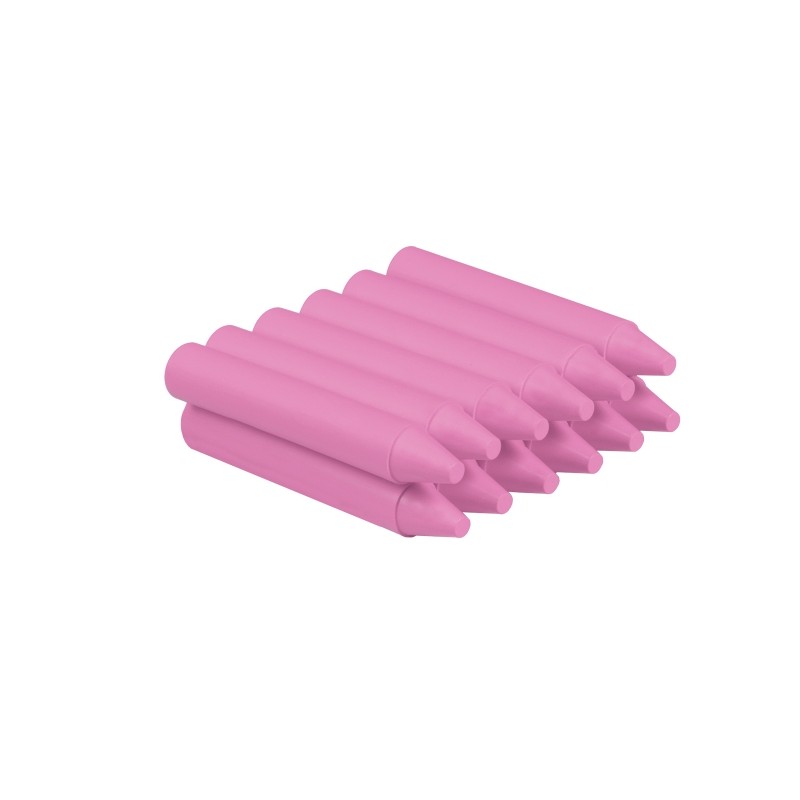 Set di 12 pastelli a cera Jovi - Non macchia - Non puzza - Resistente - Scivola bene - Facile da affilare - Sviluppa la 