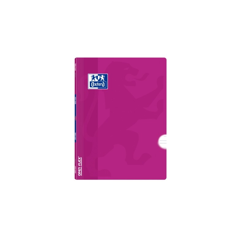 Oxford School Classic Openflex A5+ Quaderno con punti metallici - Copertina in plastica resistente - Layout 3.5 con marg