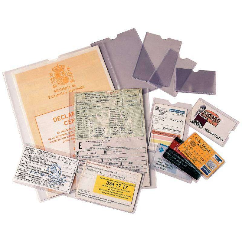 Confezione da 100 portacarte Esselte 231x330 mm - Trasparente finitura liscia