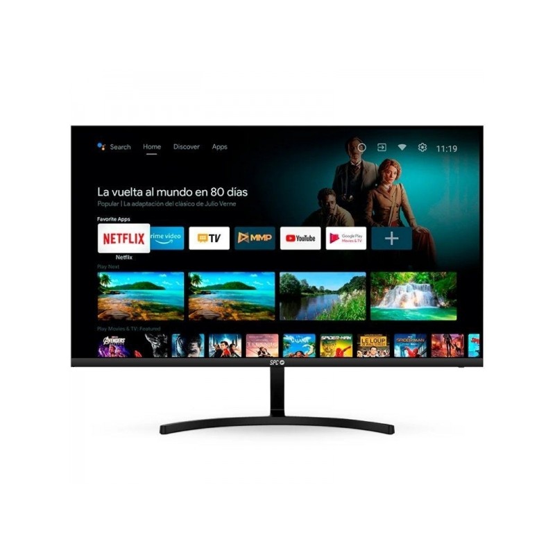 SPC Smart Monitor 23.8 VA FullHD 1080p WiFi. Bluetooth - Risposta 16ms - Telecomando - Altoparlanti integrati - 16:9 - U