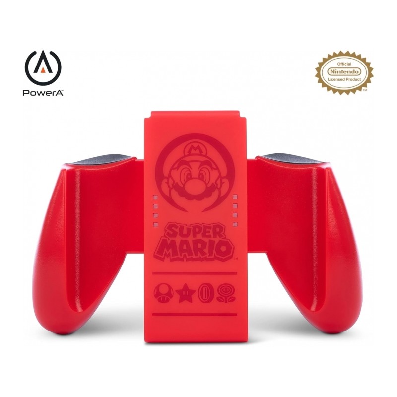 PowerA Comfort Grip Joy-Con per Nintendo Switch - Super Mario Red