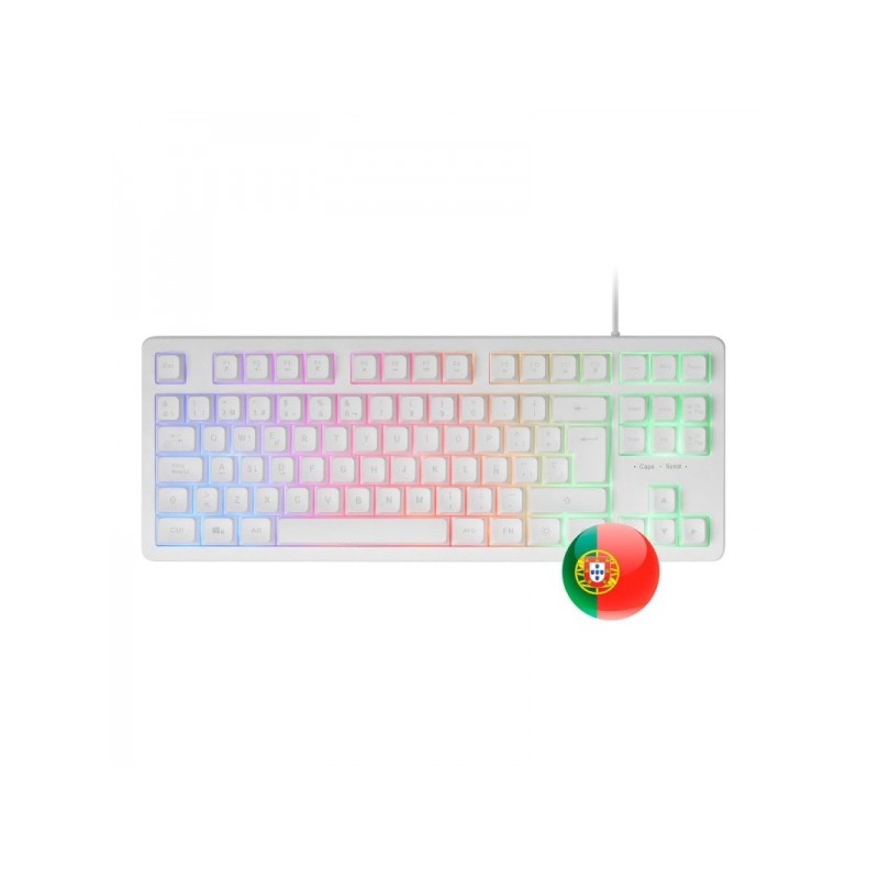 Tastiera da gioco Mars Gaming MK023 - Tecnologia H-Mech RED - Illuminazione LED FRGB - Anti-Ghosting - Compatibilità un