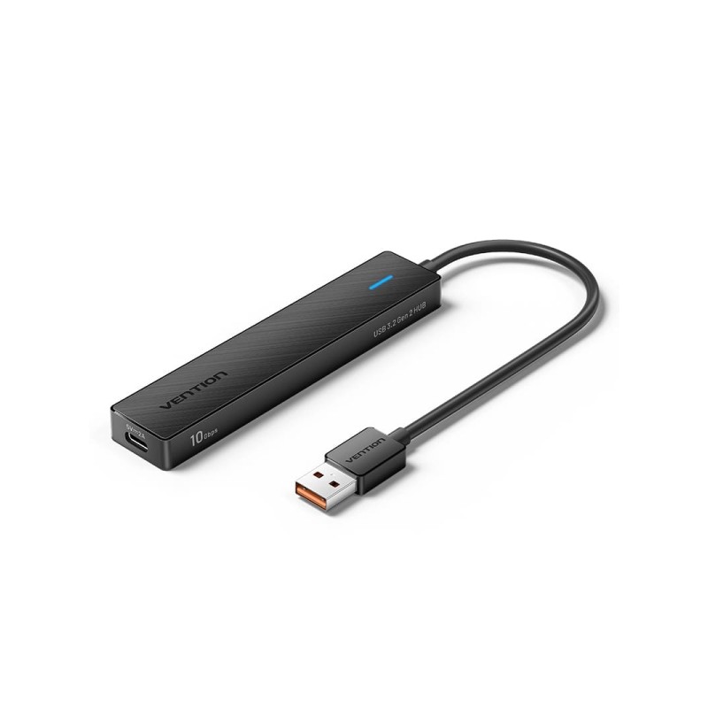 Vention HUB 5 in 1 da USB-A a 2xUSB-C 3.2 Gen2/USB-A 3.2 Gen2/USB-C 10G - 0.15 m - Colore nero
