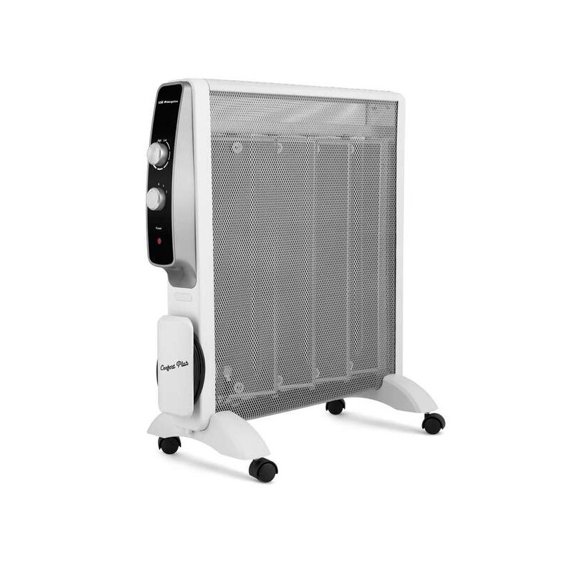 Radiatore in mica Orbegozo RMN 2075 - Potenza istantanea e sicurezza garantita - Design elegante e confortevole - Convez