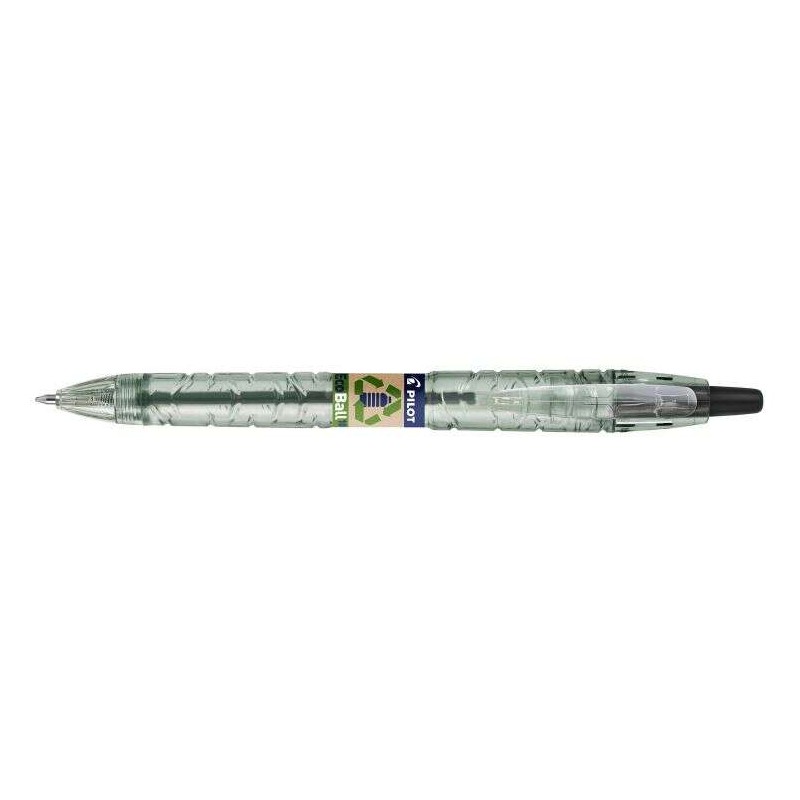 Penna a sfera Pilot B2P Ecoball BeGreen - Punta tonda 1 mm - Tratto 0.27 mm - 86.64% plastica riciclata - Ricaricabile -