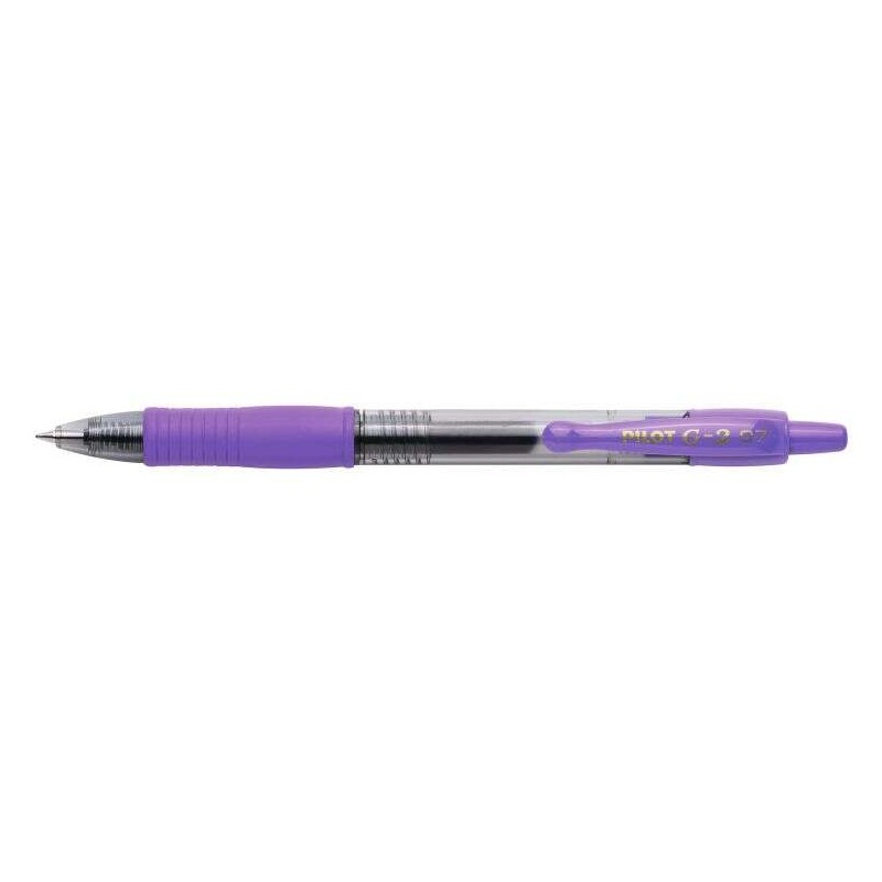 Pilot Gel Pen G2 Rollerball Retrattile - Ricaricabile - Penna a sfera rotonda 0.7 mm - Tratto 0.32 mm - Impugnatura ergo