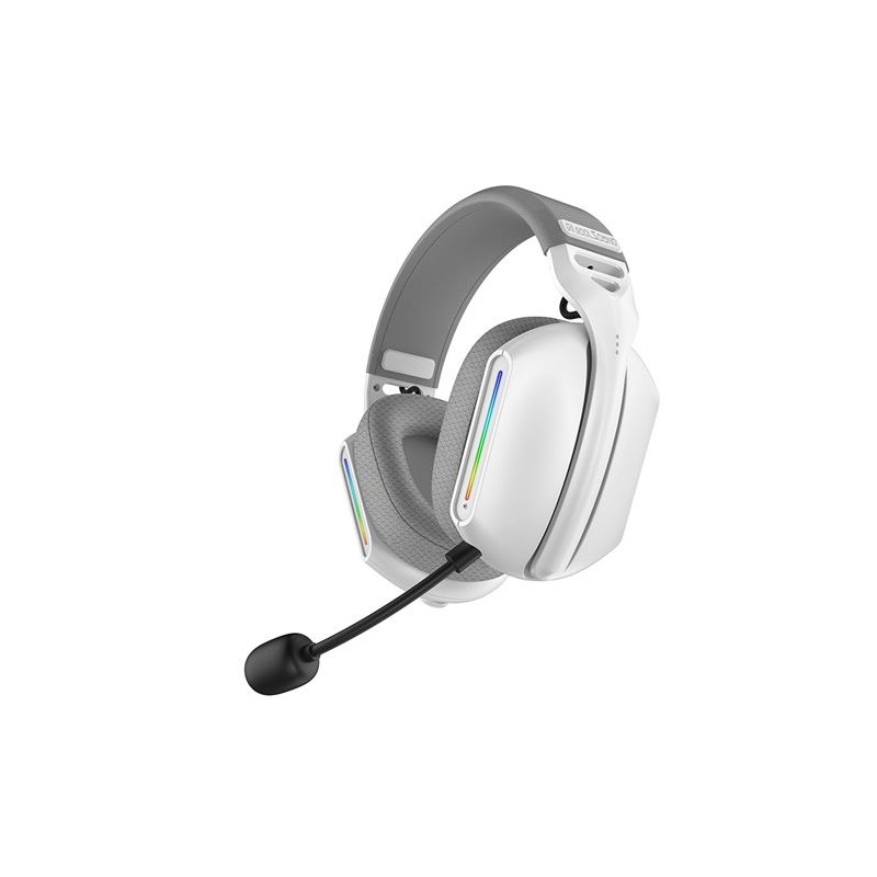 Cuffie da gioco Bluetooth Coolsound G11 - Illuminazione RGB - Colore bianco