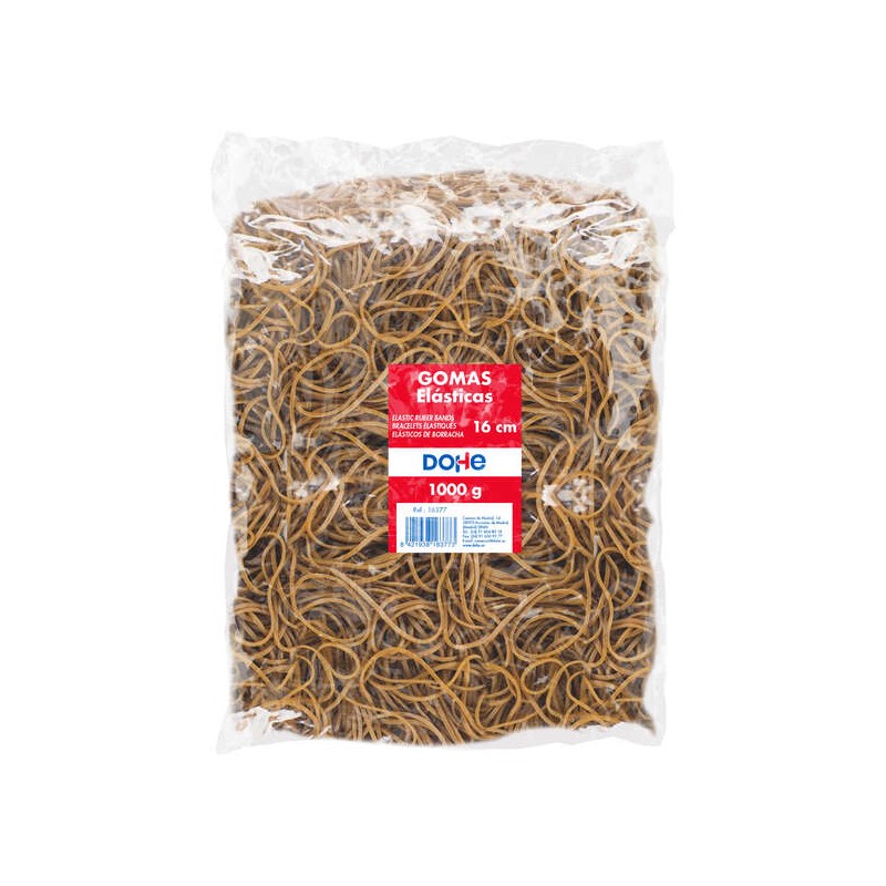 Elastici in lattice Dohe - Lunghezza 16 cm - Alta resistenza ed elasticità - Sacco da 1 kg