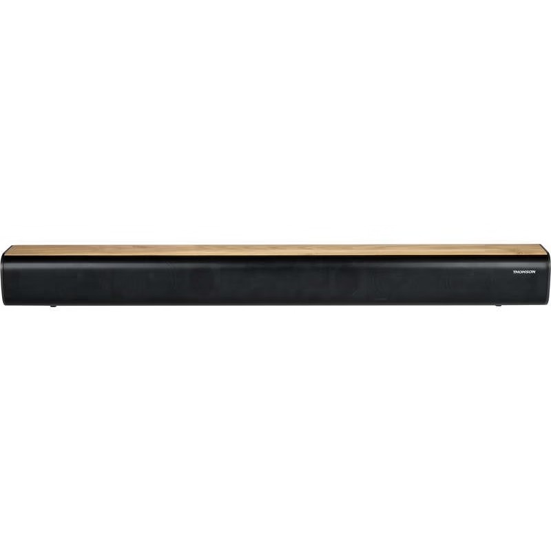 Thomson SB402BT Soundbar 200W - Bluetooth 5.0 - Ingresso audio TV. ottico. AUX-IN 3.5mm e lettore USB - Colore legno/ner