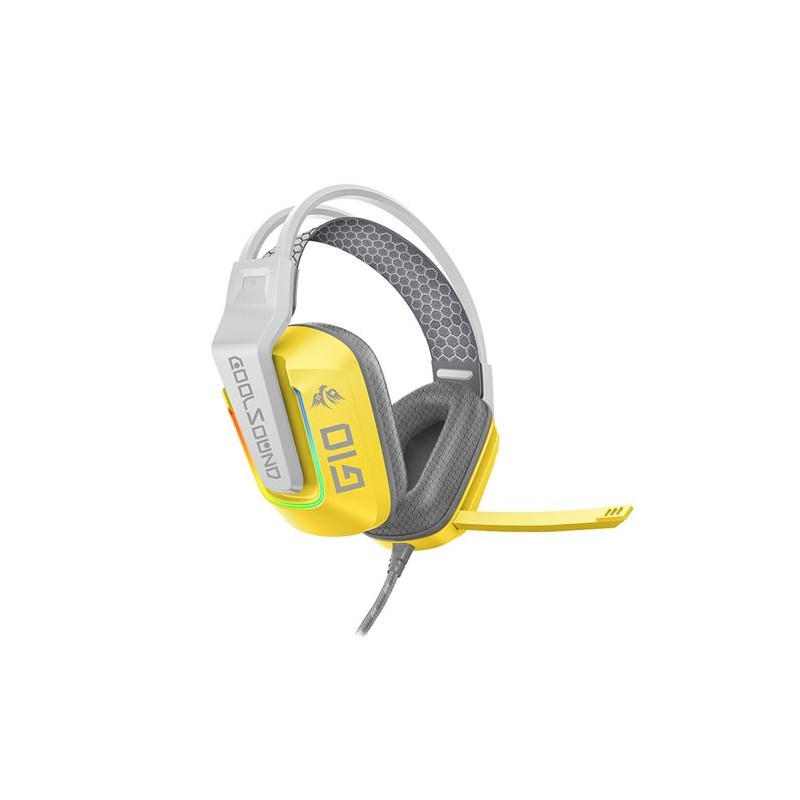 Coolsound Gaming Headset G10 - Compatibile con XBOX. PS5. PS4. Switch e PC - Colore giallo