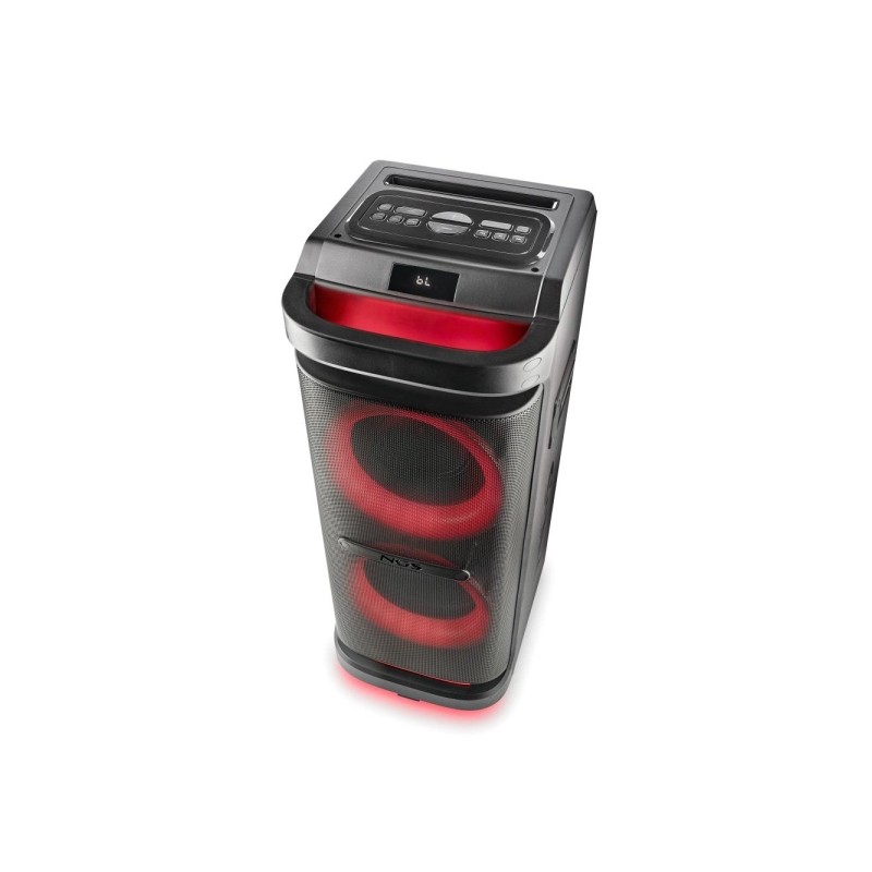 NGS Wild Space 2 DJ Speaker 2000W Bluetooth 5.3 con woofer da 10 - USB e AUX - Illuminazione LED - Telecomando - Colore 