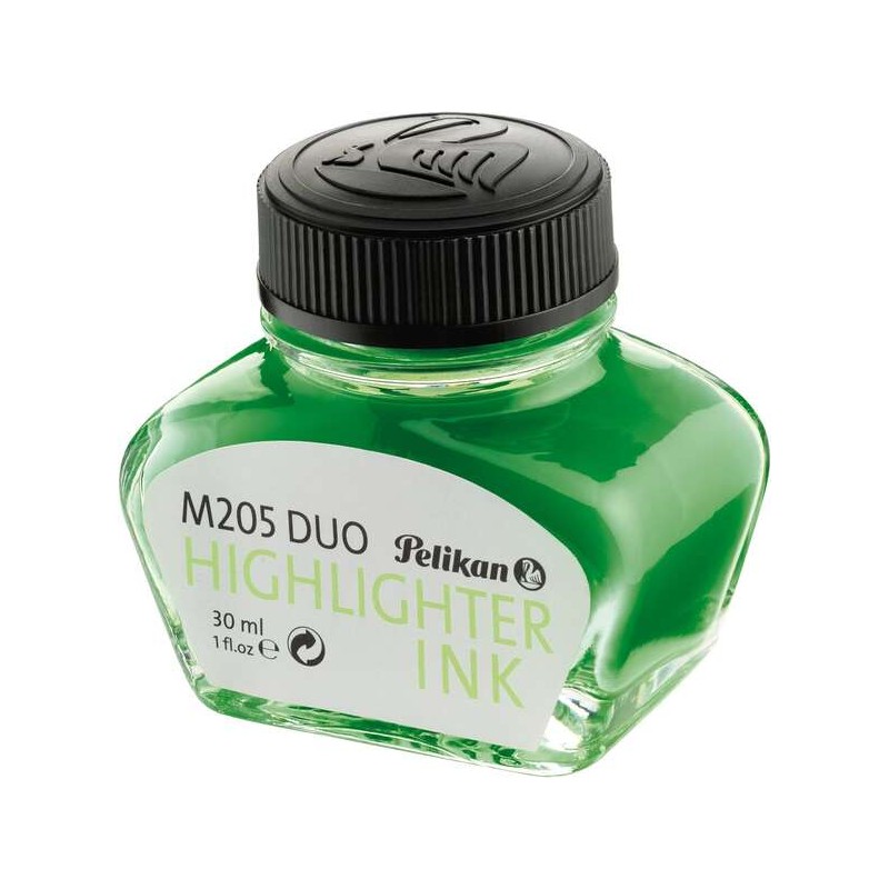 Inchiostro Pelikan 4001 No.78 - Flacone da 30 ml - Assicura prestazioni perfette dello stilo - Colore verde fluorescente