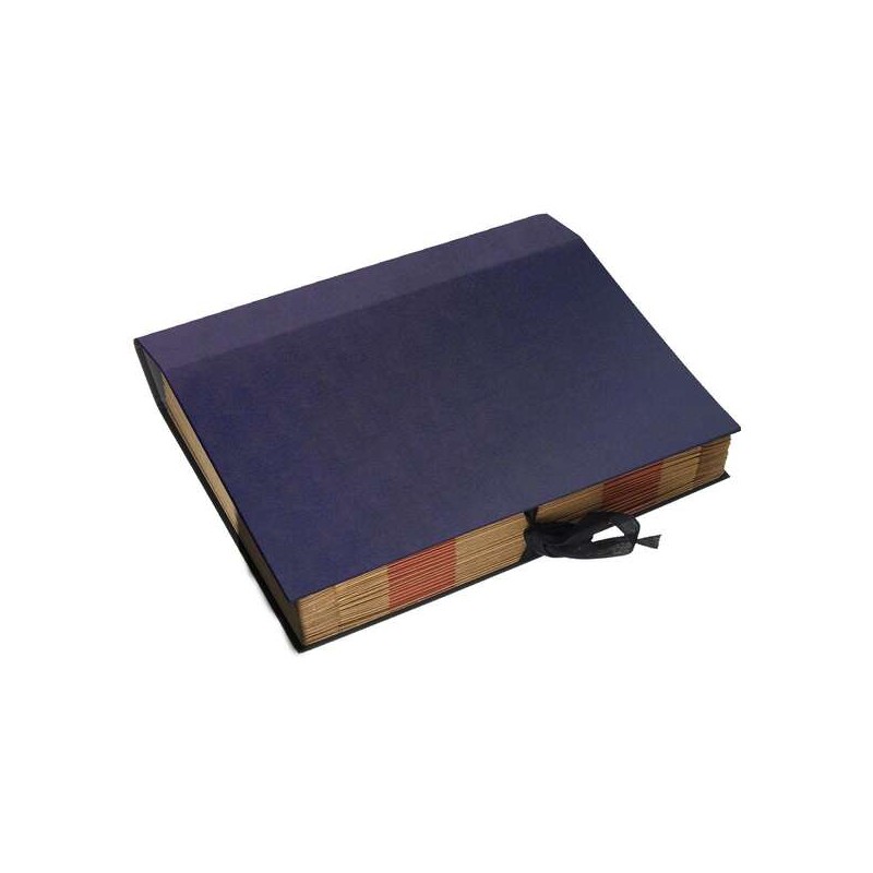 Cartella a fisarmonica Dohe 20 scomparti A-Z e 1-31 - Formato Folio - Cartoncino foderato - Chiusura in tela - Colore ne
