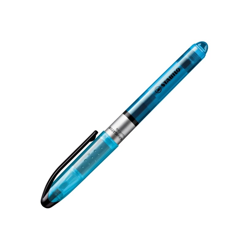 Evidenziatore Stabilo Navigator - Zona di presa - Design sottile - Pratica clip per il trasporto - Linea da 2 a 5 mm - C