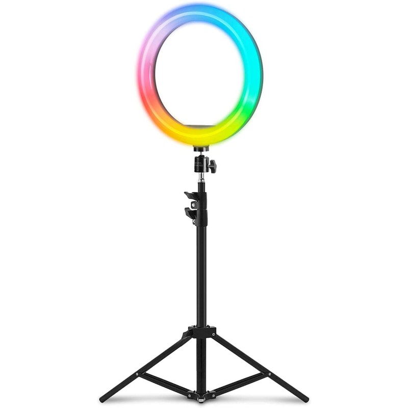 Mars Gaming MGRING Anello luminoso ARGB USB con treppiede fino a 150 cm - 35 modalità di illuminazione ARGB - 1200lm - 