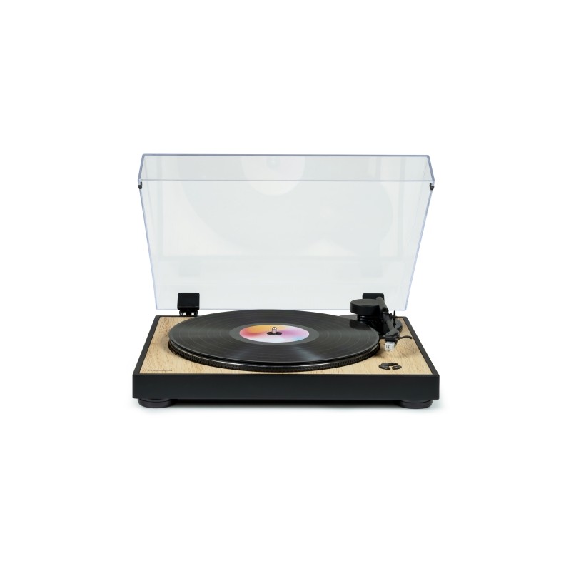 Giradischi preamplificato Thomson TT300 - Funzione di arresto automatico - Colore legno/nero