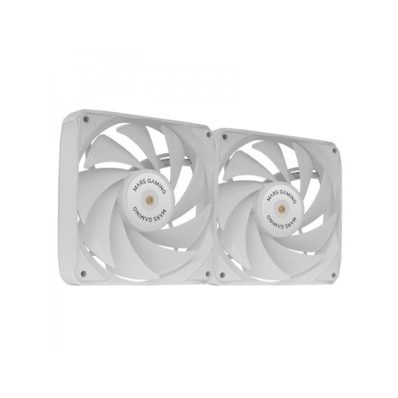 Mars Gaming MF-NCLX2 Fan Kit - Pale della ventola ibride - Cuscinetti in rame FDB - Cuscinetti antivibrazione - Connessi