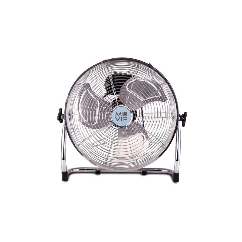Ventilatore industriale da pavimento Muvip - 80W - 3 velocità - Colore argento