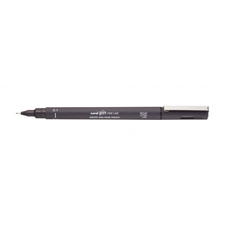 Penna di calibrazione Uni-ball Pin 01-200 - Punta in policarbonato - Larghezza del tratto 0.1 mm - Inchiostro pigmentato