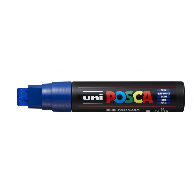 Posca PC-17K Marcatore a vernice - Punta smussata in poliestere 15 mm - Linea molto spessa - Inchiostro a base d'acqua -