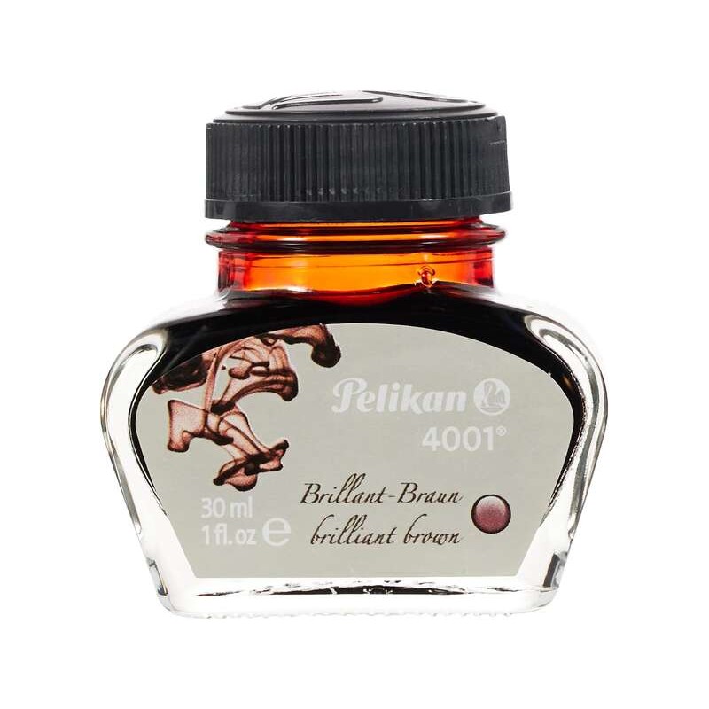 Pelikan Ink 4001 No.78 - Flacone da 30 ml - Calamaio da 30 ml - Assicura una perfetta resa stilografica - Colore marronc