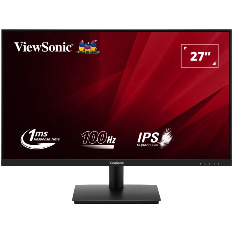 Monitor Viewsonic 27 VA270-H LED IPS FullHD - 100hz - 1ms di risposta - 178º angolo di visione - 16:9 - VGA - HDMI - VE