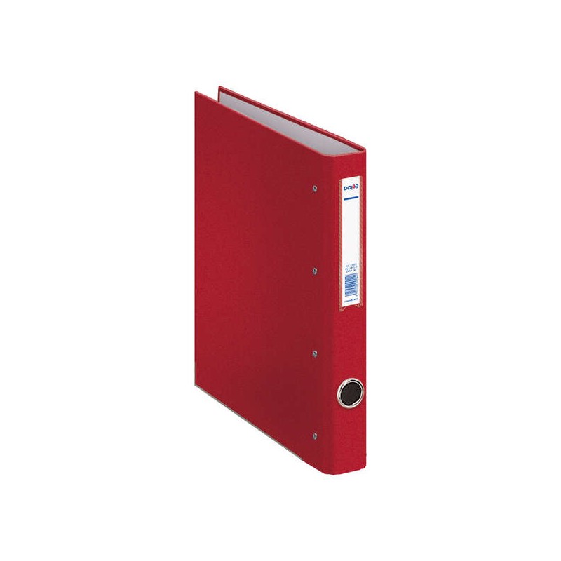 Dohe Raccoglitore misto ad anelli 4 anelli 25mm A4 - Dimensioni 285x320x45mm - Supporto per anelli e carte nel dorso - F
