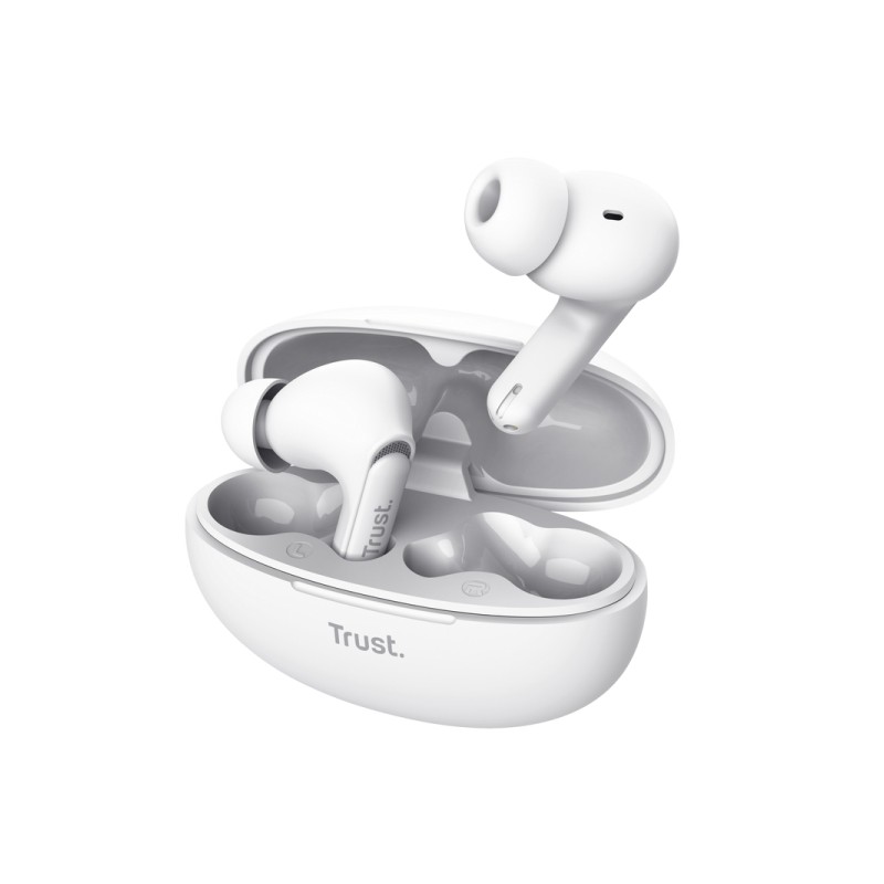 Cuffie cordless Trust Yavi - Senza fili - Bianco