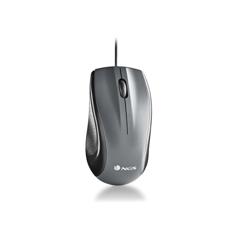 NGS Musk Mouse USB 1200dpi - Laser - 3 pulsanti - Uso ambidestro - Colore nero