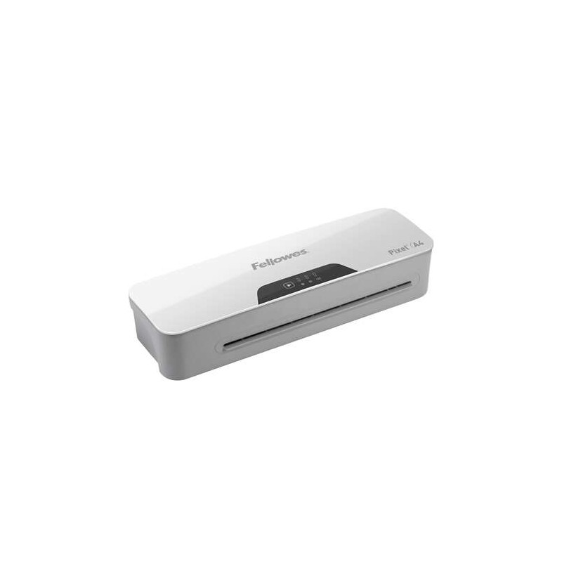 Fellowes Pixel A4 Laminatore A4 - Riscaldamento in 3 minuti - Adatto per fogli da 80 a 125 micron - Bianco/Grigio