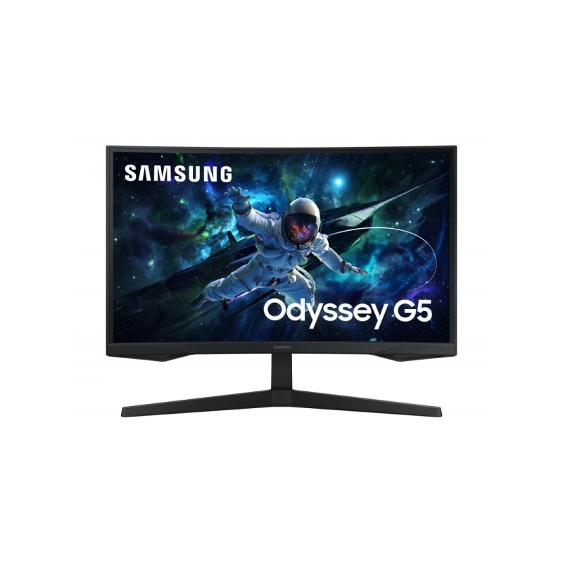 Samsung Odyssey G5 Monitor 27 curvo 1000R LED VA QHD 165Hz FreeSync - Risposta 1ms - Angolo di visione 178º - HDMI. Dis